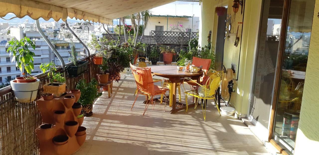 Penthouse Balcony Close To Acropolis Leilighet Athen Eksteriør bilde