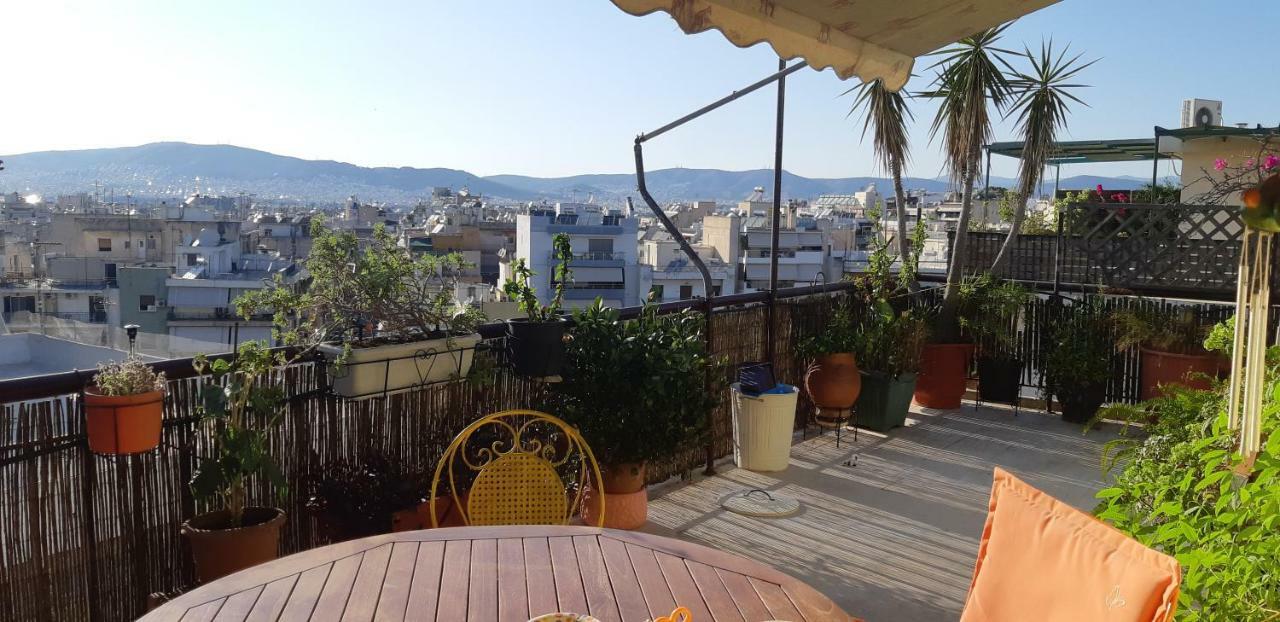 Penthouse Balcony Close To Acropolis Leilighet Athen Eksteriør bilde